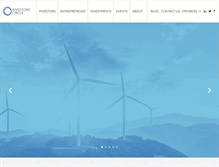 Tablet Screenshot of investorscircle.net